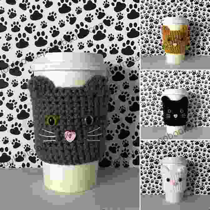 A Cat Lover Receiving A Gift Of Knitted Cat Themed Items How To Crochet Cute Things For Your Cats: Knitting Kittie S Things Tutorials For Beginners