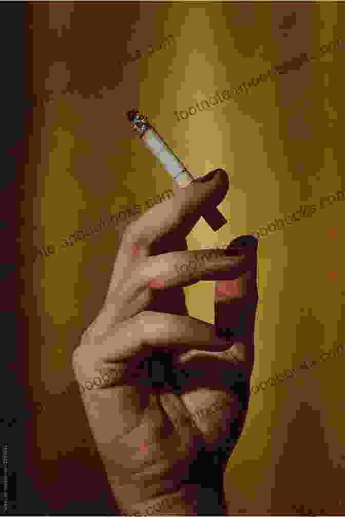 A Close Up Of A Hand Holding A Cigarette, Representing The Theme Of Addiction In Bukowski's Poetry The Continual Condition: Poems Charles Bukowski