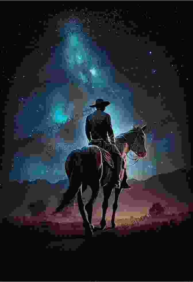 A Cowboy And A Woman Share A Passionate Embrace Under A Starlit Sky One Night With A Cowboy (Oklahoma Nights 1)