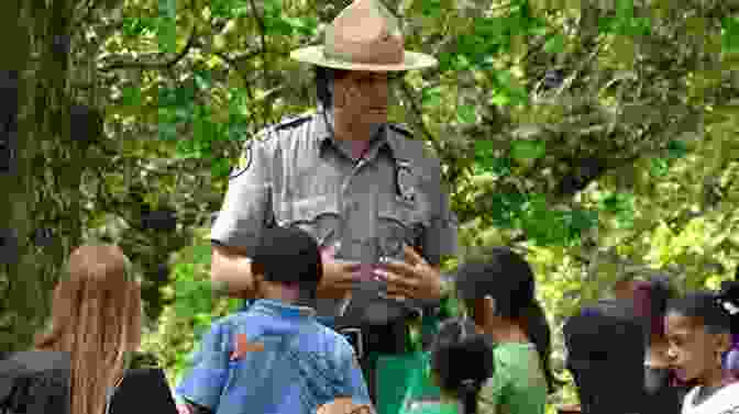 A Forest Ranger Teaching A Group Of Children About Forestry The Wildlife Fish Hatchery And The Cradle Of Forestry (2)