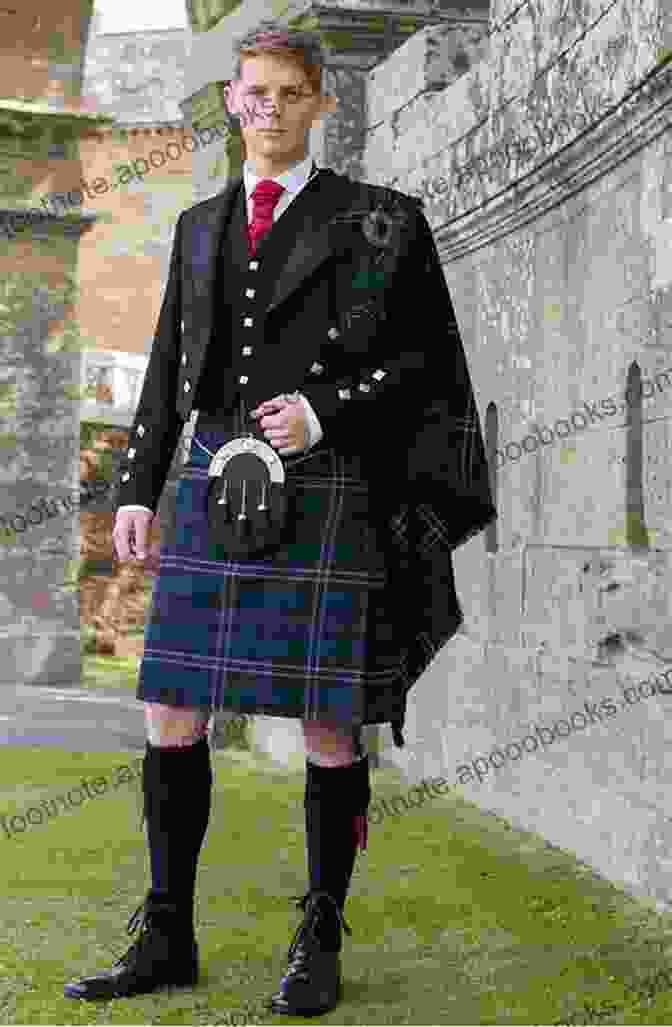 A Model Wearing A Kilt Adorned With A Kilt Pin Kilt Pins Catherine Hernandez