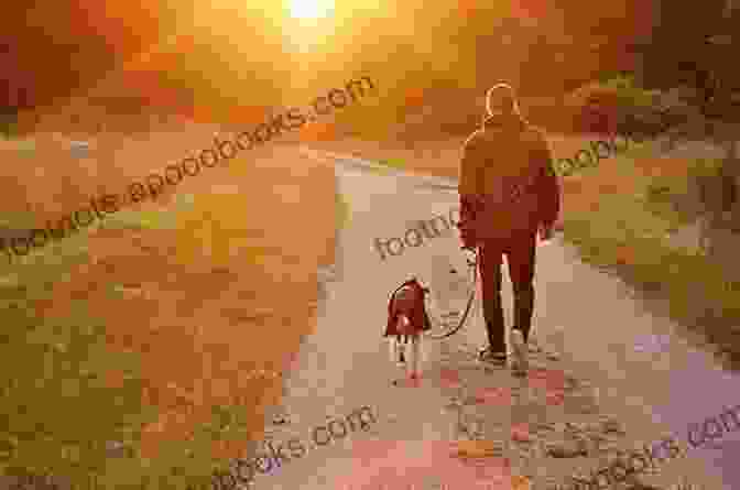 A Person Walking A Dog At Sunset Short Leash: A Memoir Of Dog Walking And Deliverance