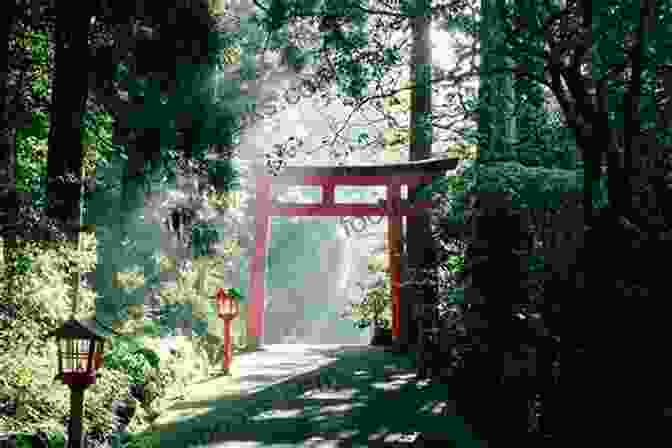 A Serene Temple Garden With A Torii Gate Torii Haiku: Profane To A Sacred Life