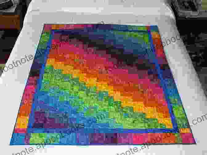 A Taddpole Quilt With A Vibrant Rainbow Pattern, Perfect For Adding A Splash Of Color To The Nursery. Taddpole Quilts For Baby Celestina Ortiz