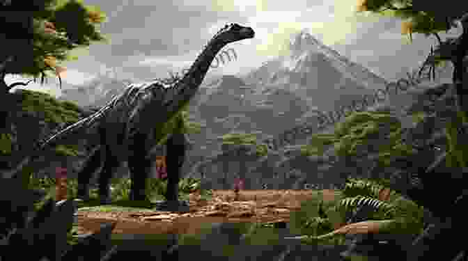 A Towering Brachiosaurus Reaching For Leaves In A Lush Jurassic Forest A Dinosaur Game R Eugene Pearson