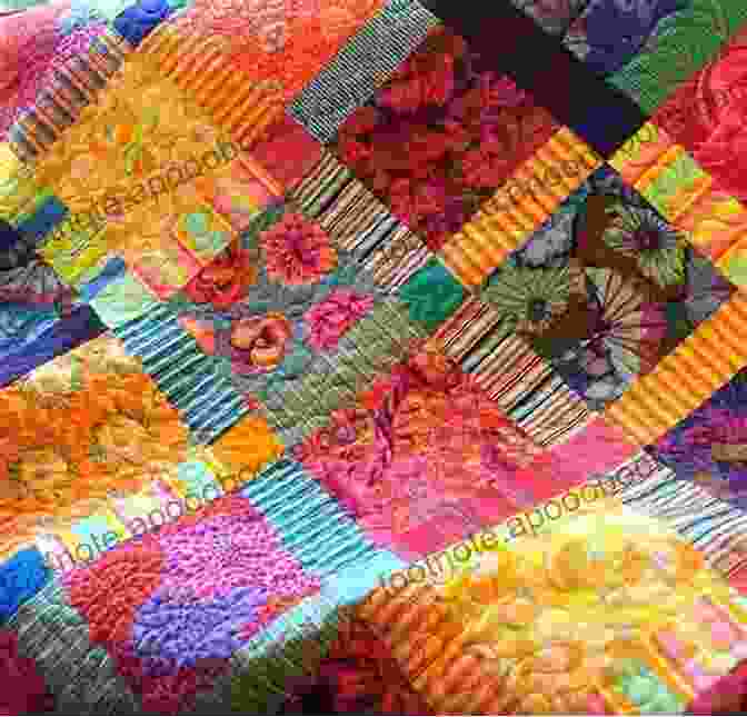 A Vibrant Quilt Featuring Bold Geometric Patterns And Contrasting Colors Another Bite Of Schnibbles: 24 Quilts From 5 Or 10 Squares