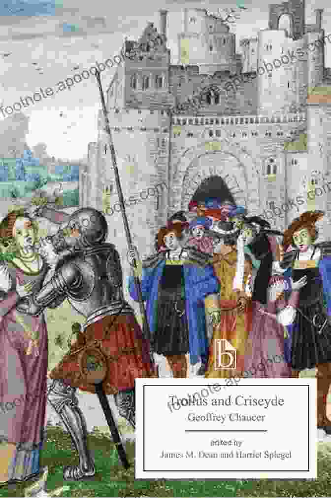 An Illustration Of Troilus And Criseyde, Two Lovers From Chaucer's Epic Poem. Chaucer And The Poets: An Essay On Troilus And Criseyde