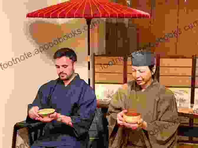 An Image Depicting A Traditional Japanese Tea Ceremony, With Guests Kneeling Around A Low Table, Engaging In The Ritual Preparation And Consumption Of Matcha Tea. Vignettes Of Japan Celeste Heiter