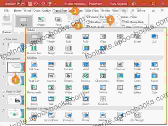 Animations And Transitions Microsoft PowerPoint 2024 In 3 Days: For Beginners