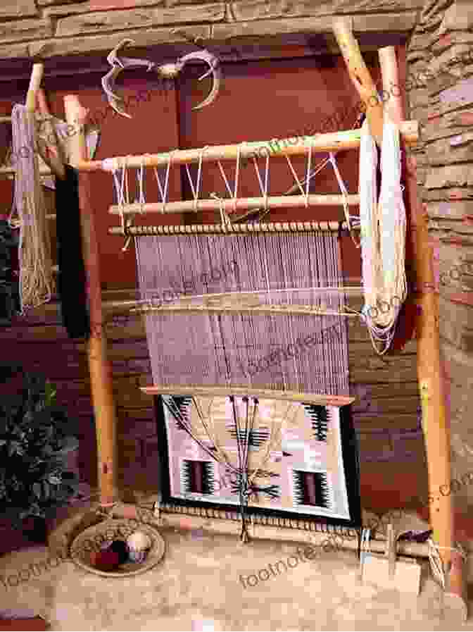 Close Up Of A Navajo Weaving Navaho Weaving: Its Technic And History (Native American)