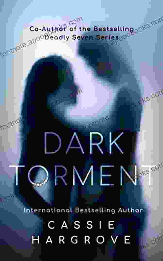 Dark Torment Dark Stalker Romance Novel Cover Featuring A Silhouette Of A Woman In A Crimson Dress Against A Dark And Stormy Backdrop, With Glowing Red Eyes Piercing Through The Shadows. Dark Torment: A Dark Stalker Romance