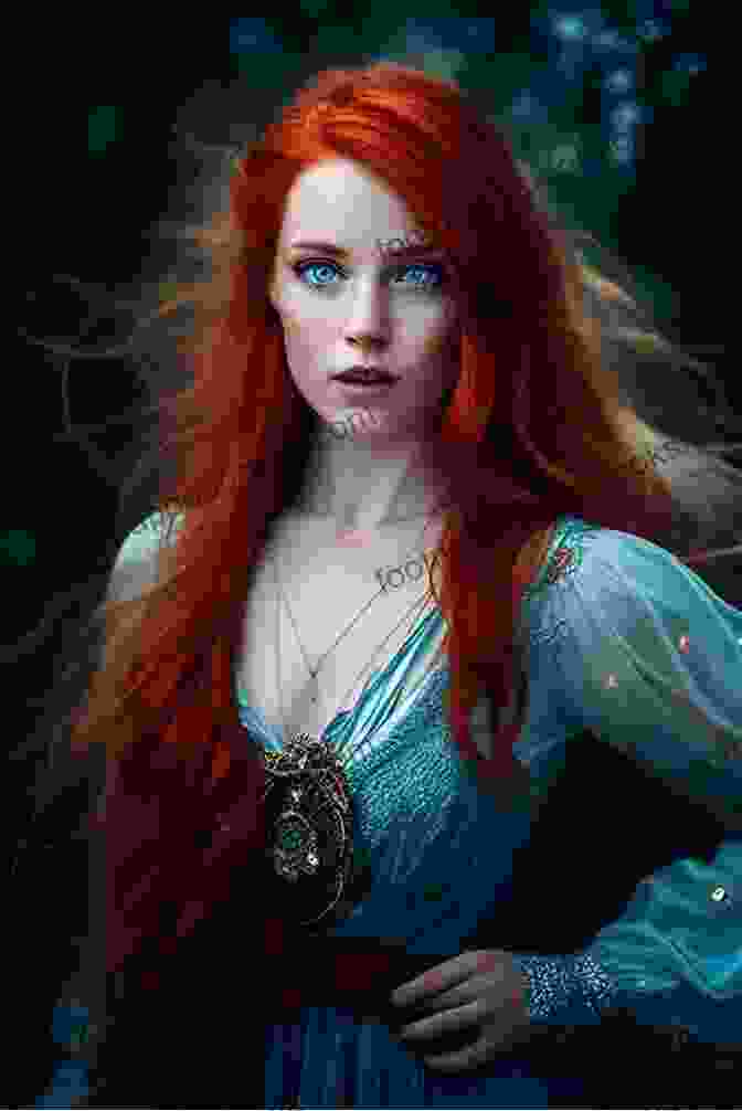 Elena, A Young Witch With Fiery Red Hair And Piercing Green Eyes. The Secret Witch (The Coven: Academy Magic 5)