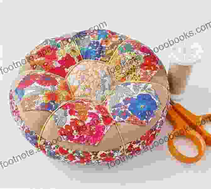 Floral Pincushion In Vintage Fabrics Country Style Quilting: 14 Stunning Patchwork Quilts And Gifts