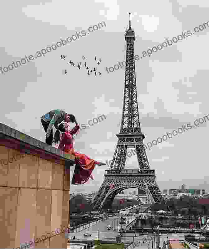 Love Like The French Book Cover Featuring A Couple Embracing In A Romantic Pose With The Eiffel Tower In The Background. Love Like The French: A Guide To Better Romance And Relationships