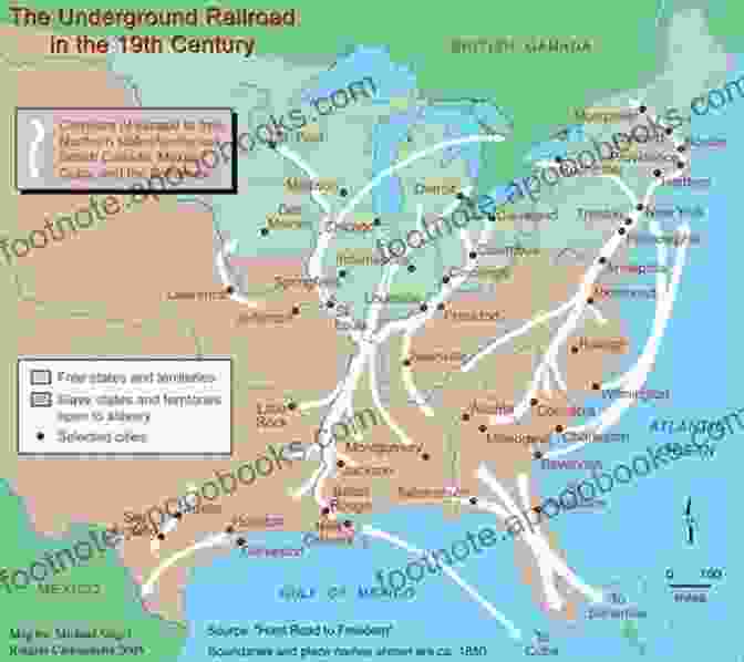 Map Of The Underground Railroad Network, Showcasing The Routes And Safe Houses Used By Fugitive Slaves Black Chicago: A Black History Of America S Heartland