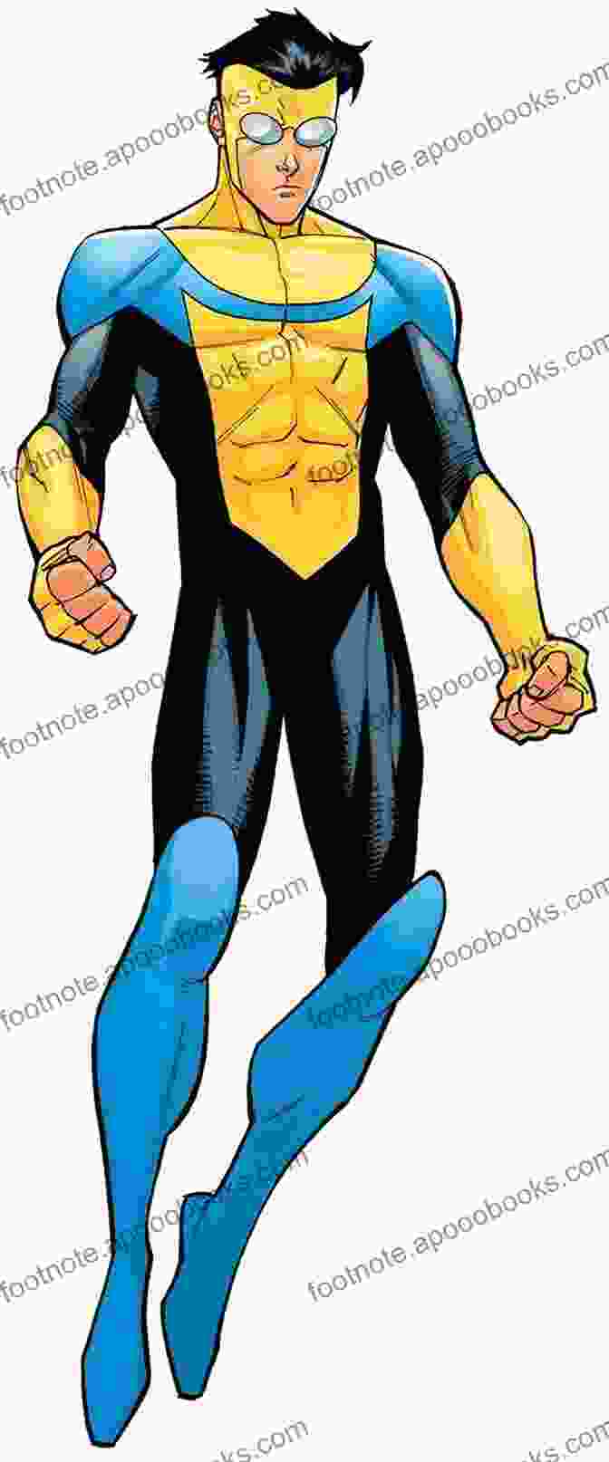 Mark Grayson, The Protagonist Of Invincible, Standing In A Superhero Pose With A Determined Expression. Invincible Compendium Vol 3 Robert Kirkman