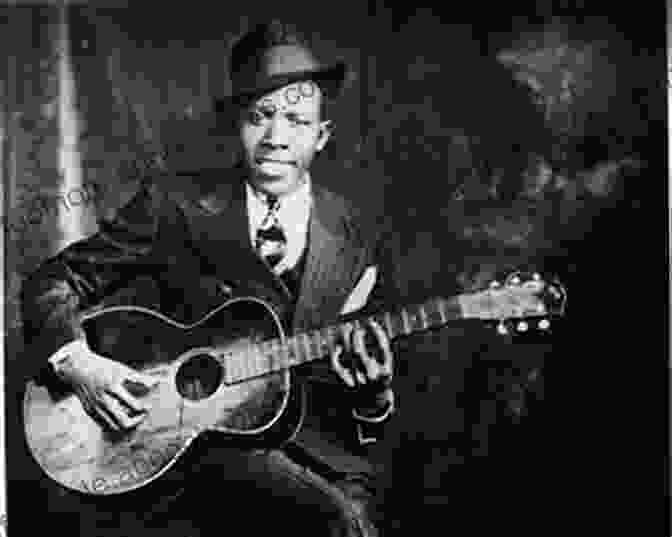 Robert Johnson Playing Guitar In A Studio Early Blues: The First Stars Of Blues Guitar