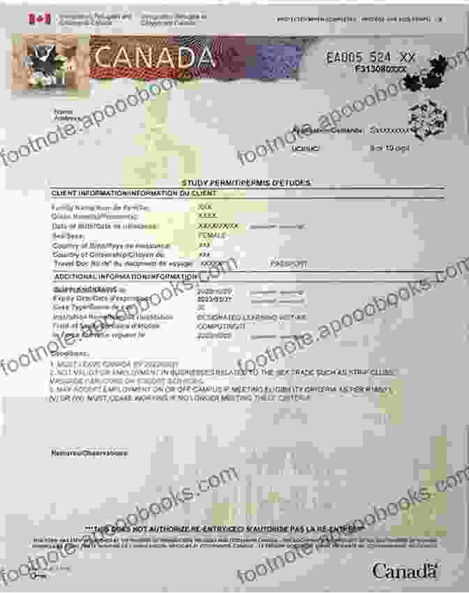 Sections Of The Canadian Study Permit Application Form Canadian Study Permit Application Made Easy A Practical Guide: An Educative Easy Practical Guide For Your Study Abroad Application To Canada