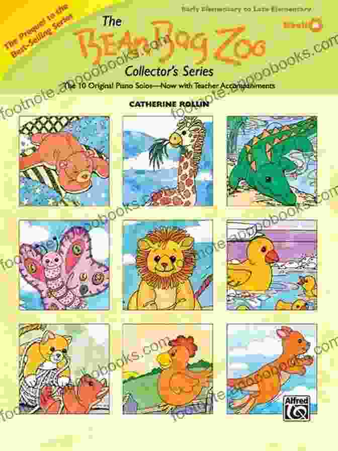 The Bean Bag Zoo Collector Book Cover Featuring A Vibrant Collage Of Bean Bag Animals The Bean Bag Zoo Collector S