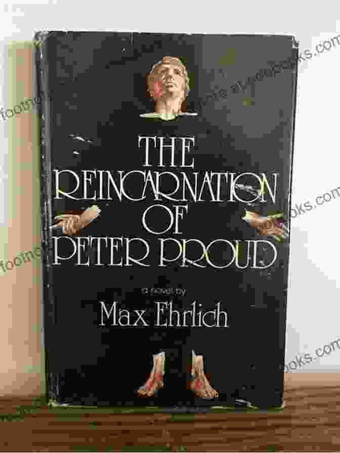 The Reincarnation Of Peter Proud Book Cover With A Man's Face Superimposed On A Starry Sky Background The Reincarnation Of Peter Proud