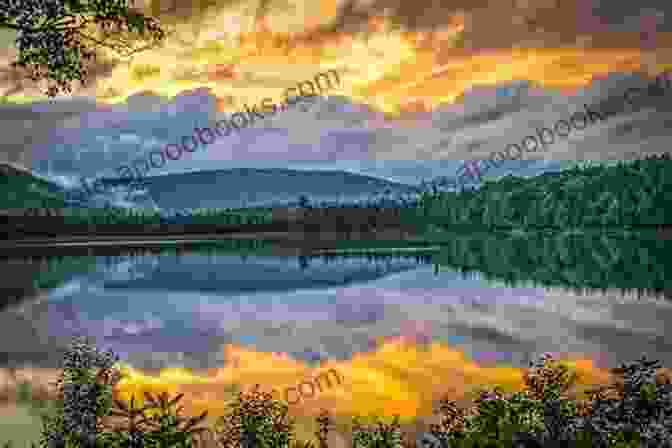 Tranquil Lake Reflecting The Adirondacks Mountains, Capturing The Serenity Of Nature Adirondack Cabin Mountain Poems Ed Zahniser