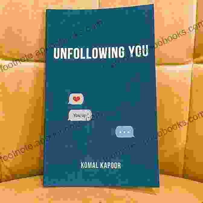 Unfollowing You Book Cover Featuring A Woman Breaking Free From Social Media Chains Unfollowing You Komal Kapoor