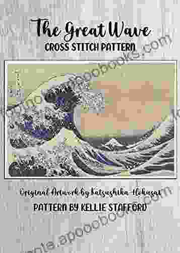 The Great Wave Cross Stitch Pattern: Original Artwork by Katsushika Hokusai