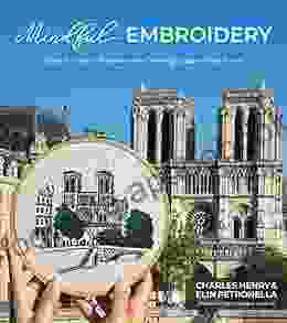 Mindful Embroidery: Stitch Your Way to Relaxation with Charming European Street Scenes