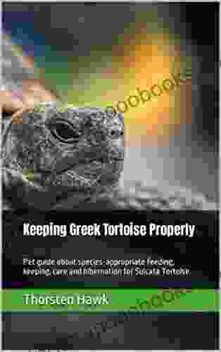 Keeping Greek Tortoise Properly: Pet Guide About Species Appropriate Feeding Keeping Care And Hibernation For Sulcata Tortoise