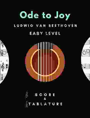 Ode To Joy Solo Guitar Easy Level Traditional Song In Standard Notation And Tablature For Beginners: TABS And Scores With Short TAB Description And Chord Chart Ukulele Strum Black Cover